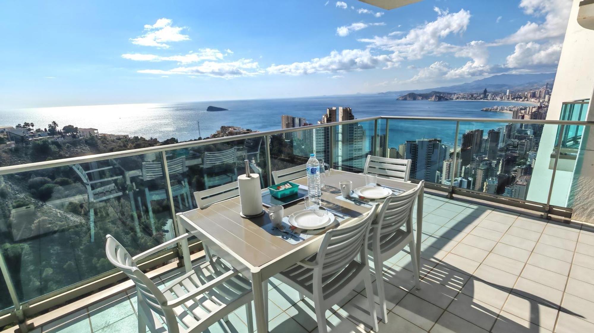 貝尼多姆Skyline 31 Terraza Privada Con Vistas Al Mar公寓 外观 照片